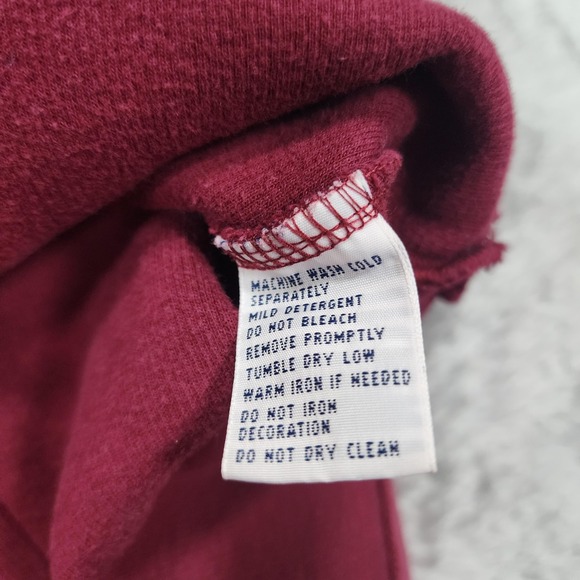 Polo Ralph Lauren Jumper Pullover Mens XL 1/4 Zip Burgundy Sweater‎ Estate Rib - Picture 9 of 15